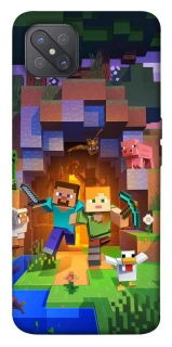 Чохол на Oppo A92s Minecraft game фото 1 з 1