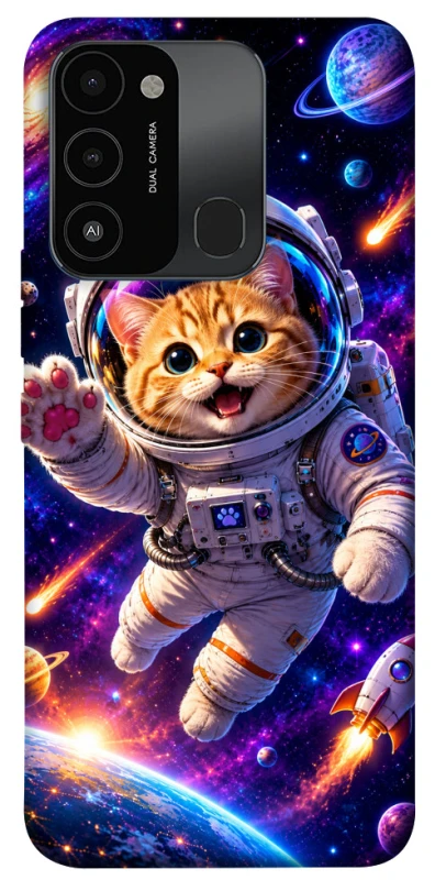 Чехол на TECNO Spark 8C Space Cat фото 1 из 1