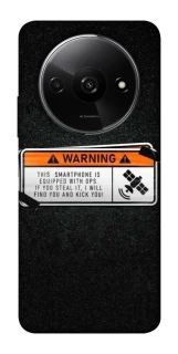 Чохол на Xiaomi Redmi A3 Warning фото 1 з 1