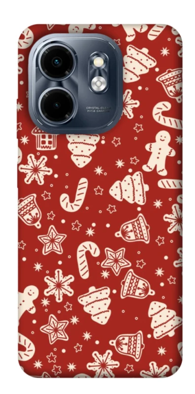 Чехол на Infinix Smart 9 4G / Hot 50i Новогодний v3 фото 1 из 1