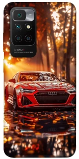 Чехол на Xiaomi Redmi 10 Audi at sunset фото 1 из 1
