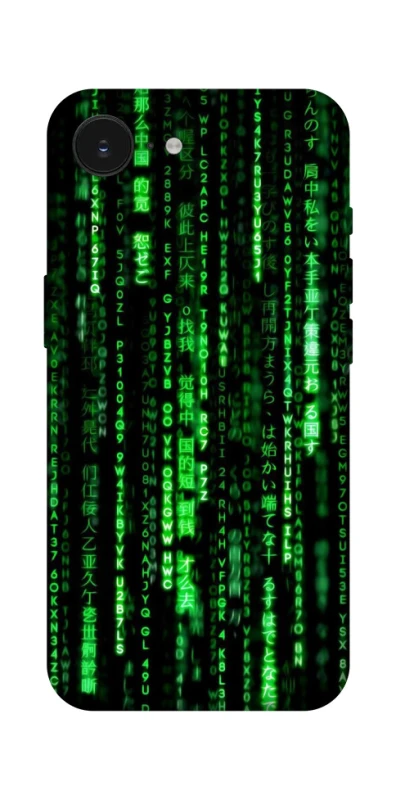 Чохол на Apple iPhone 16e (6.1") Matrix Code фото 1 з 1