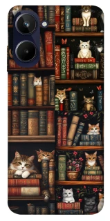 Чохол на Realme 10 4G Cats & Books фото 1 з 1