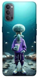 Чохол на Oppo Reno 4 Сквідвард фото 1 з 1