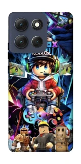 Чехол на Motorola Moto G86 Roblox collage ver.4 фото 1 из 1