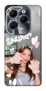 Чохол на Infinix Hot 40 Pro Sakura - LE SSERAFIM фото 1 з 1