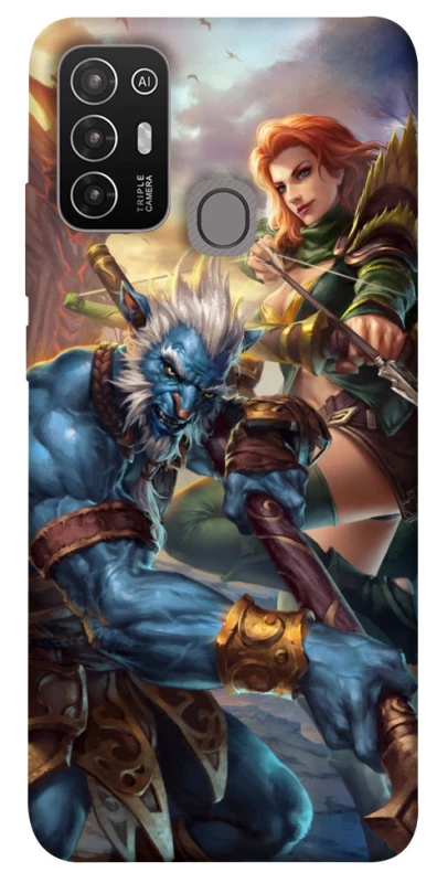 Чохол на ZTE Blade A52 Dota heroes фото 1 з 1