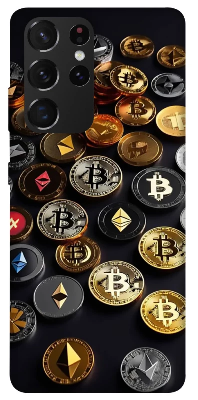 Чехол на Samsung Galaxy S21 Ultra Many coins фото 1 из 1