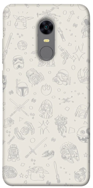 Чехол на Xiaomi Redmi 5 Plus / Redmi Note 5 (Single Camera) Star Wars background ver.1 фото 1 из 1