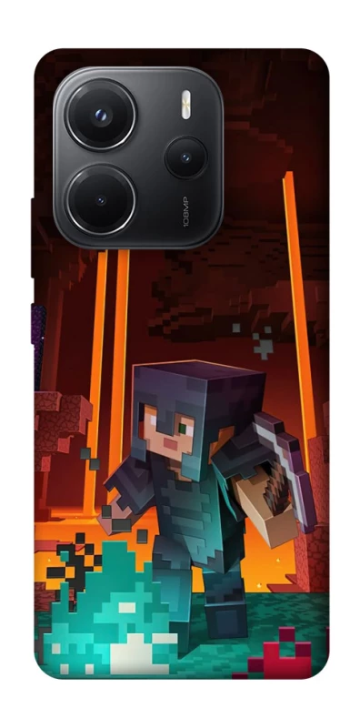 Чехол на Xiaomi Redmi Note 14 4G (Int. version) Minecraft game adventure фото 1 из 1