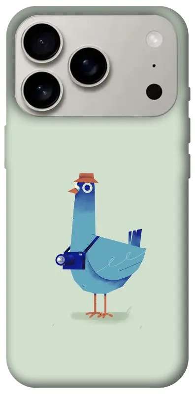 Чехол на Apple iPhone 18 Pro Голуб-детектив фото 2 из 2
