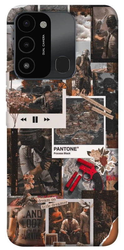 Чохол на TECNO Spark 8C PUBG Collage фото 1 з 1