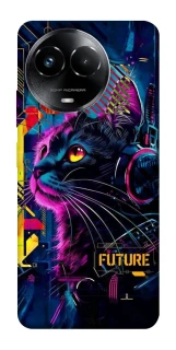 Чохол на Realme C67 4G Cyber Cat v2 фото 1 з 1