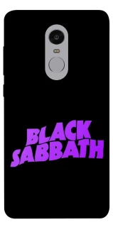 Чехол на Xiaomi Redmi Note 4X / Note 4 (Snapdragon) Black Sabbath logo ver.1 фото 1 из 1