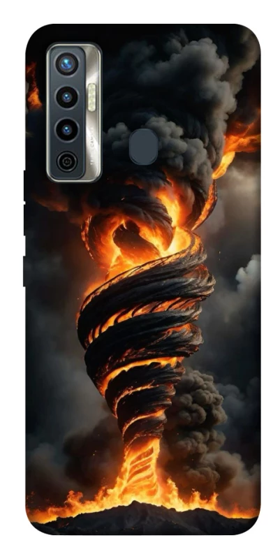 Чехол на TECNO Camon 17 Огненный торнадо фото 1 из 1