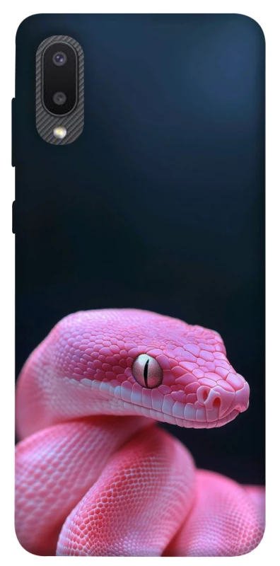 Чохол на Samsung Galaxy A02 Рожева змія фото 1 з 1