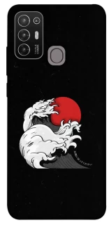 Чехол на ZTE Blade A52 Волны Японии v2 фото 1 из 1