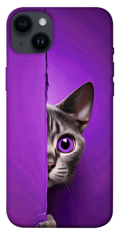 Чохол на Apple iPhone 14 Plus (6.7") Кіт-підглядач фото 1 з 1