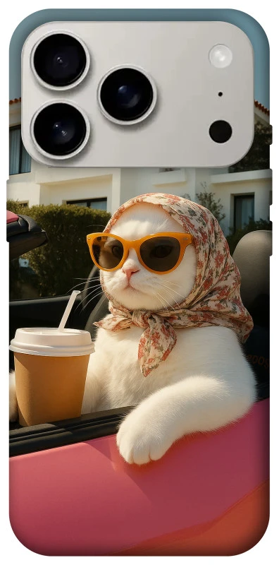 Чохол на Apple iPhone 17 Pro (6.3") Stylish Cat Cruise фото 1 з 1