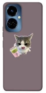 Чохол на TECNO Camon 19 cat matcha фото 1 з 1
