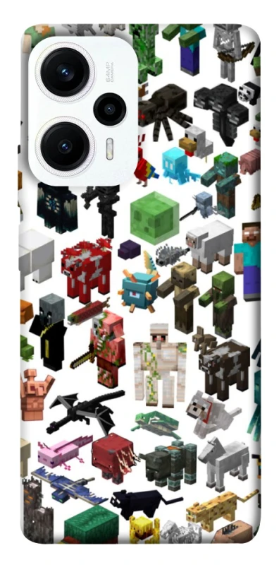 Чохол на Xiaomi Poco F5 / Note 12 Turbo Minecraft v4 фото 1 з 1