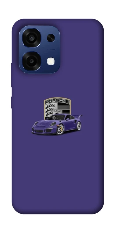 Чехол на Oppo A6 Pro 4G/5G Porsche purple фото 2 из 2