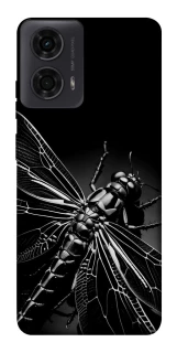 Чохол на Motorola Moto G24 Black dragonfly фото 1 з 1