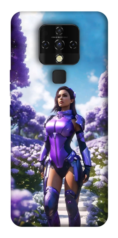 Чохол на TECNO Camon 16 SE Cyber space girl ver.4 фото 1 з 1