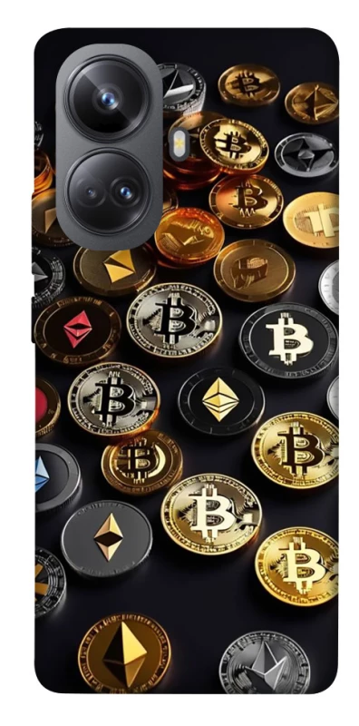 Чехол на Realme 10 Pro+ Many coins фото 1 из 1