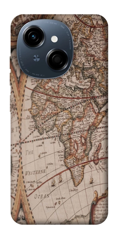 Чехол на TECNO Spark Go 1 Карта путешествий фото 1 из 1