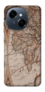 Чехол на TECNO Spark Go 1 Карта путешествий фото 1 из 1