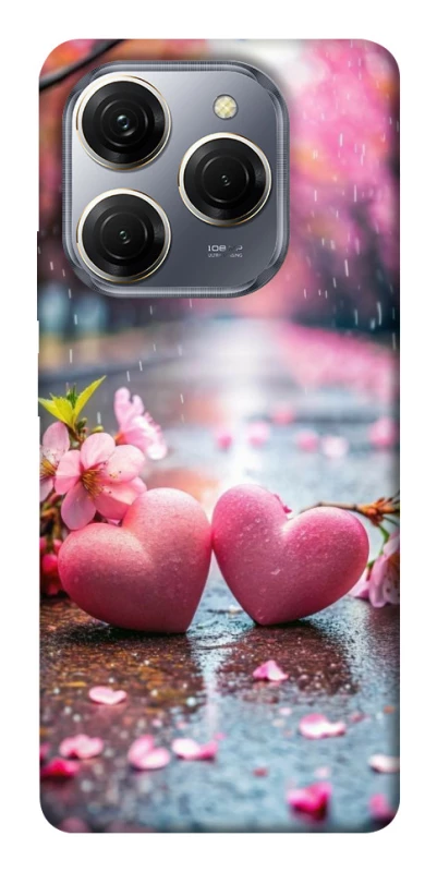 Чохол на TECNO Spark 20 Pro Pink heart фото 1 з 1