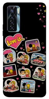 Чехол на TECNO Camon 17 Pro Love is ver.3 фото 1 из 1