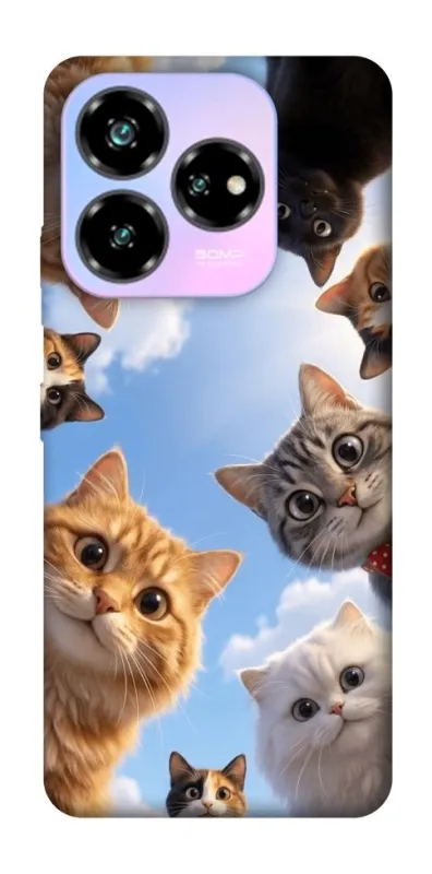 Чехол на ZTE Nubia V60 Cats фото 1 из 1