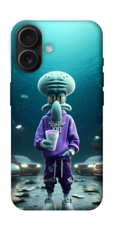 Чохол на Apple iPhone 16 Сквідвард фото 1 з 1