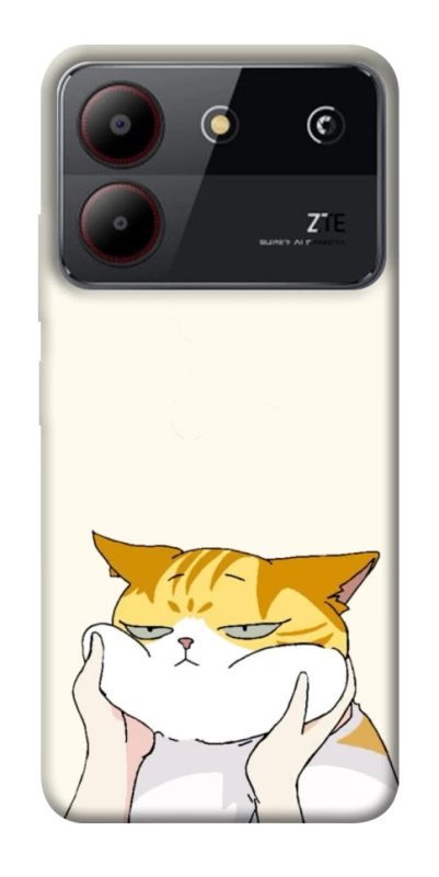 Чехол на ZTE Blade A54 4G Cat bun фото 1 из 1