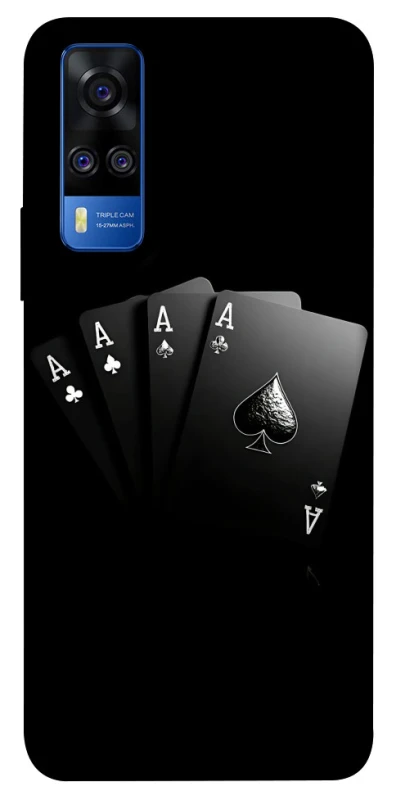 Чохол на Vivo Y51a Black Cards фото 1 з 1