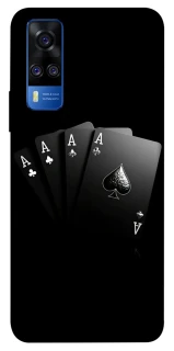 Чехол на Vivo Y51a Black Cards фото 1 из 1