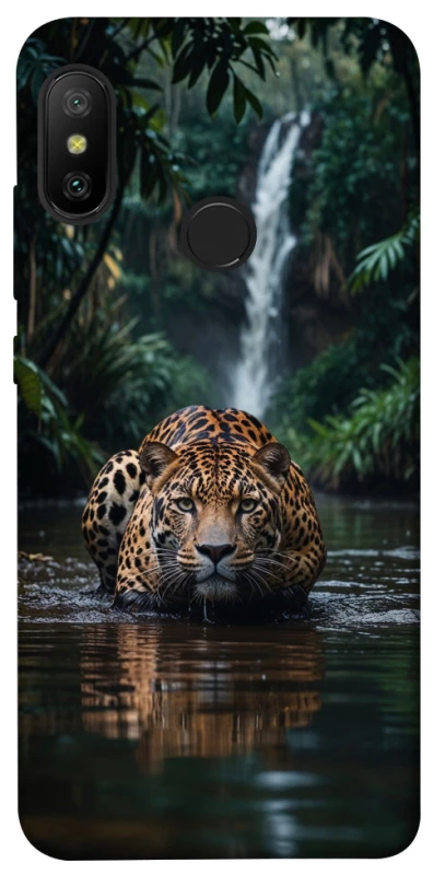 Чехол на Xiaomi Mi A2 Lite / Xiaomi Redmi 6 Pro Leopard in water фото 1 из 1