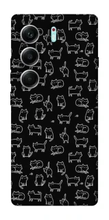 Чохол на Tecno Camon 40 Pro Black Cats фото 1 з 1