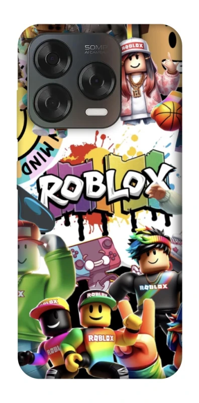 Чехол на ZTE Blade V70 Design Roblox Characters Collage фото 1 из 2