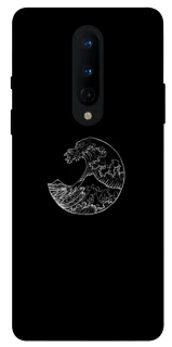 Чехол на OnePlus 8 Black tsunami фото 1 из 1