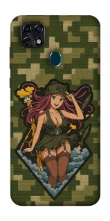 Чохол на ZTE Blade 20 Smart Military Waifu фото 1 з 1