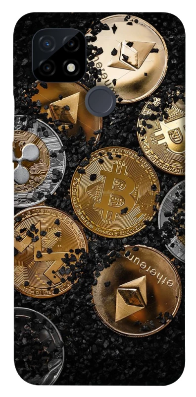 Чехол на Realme C21 Many coins v2 фото 1 из 1