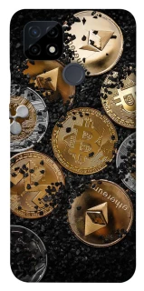 Чехол на Realme C21 Many coins v2 фото 1 из 1