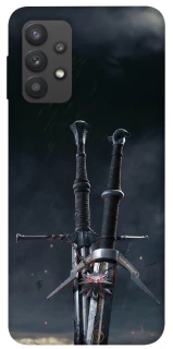 Чехол на Samsung Galaxy A32 (A325F) 4G Мечи Ведьмака фото 1 из 1