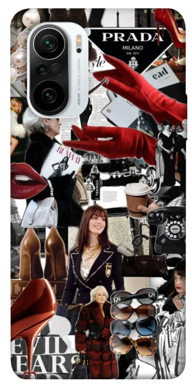 Чехол на Xiaomi Redmi K40 / K40 Pro / K40 Pro+ / Poco F3 Fashion collage ver.13 фото 1 из 1