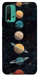 Чехол на Xiaomi Redmi Note 9 4G / Redmi 9 Power star system фото 1 из 1