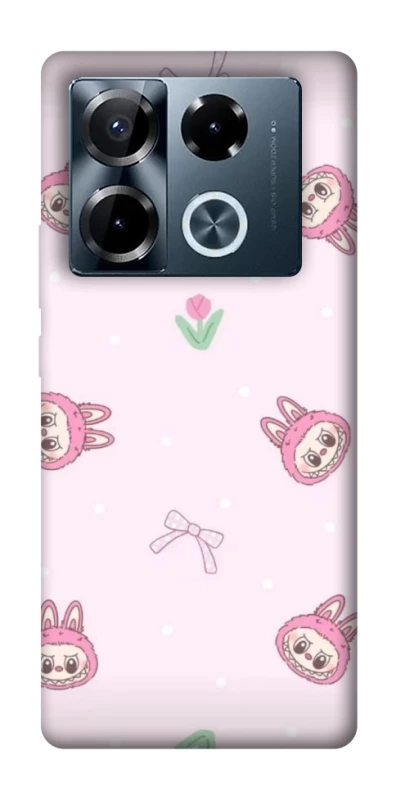 Чохол на Infinix Note 40 Pro 4G Labubu Flower фото 1 з 1