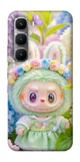 Чохол на Infinix Hot 60 Pro Labubu & Flowers ver.2 фото 1 з 1